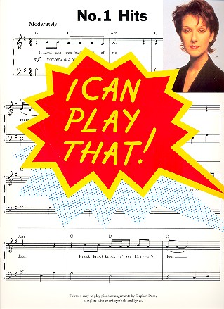 I Can Play That No 1 Hits Songbook For Piano Easy Play Piano Arrangements Noten Versand24 De Purchase Sheet Music Online